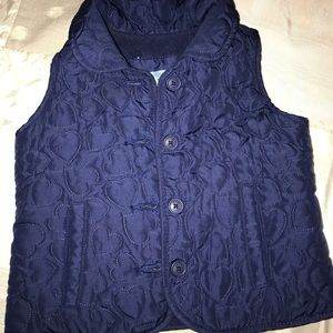Baby Gap fleece lined vest 6-12